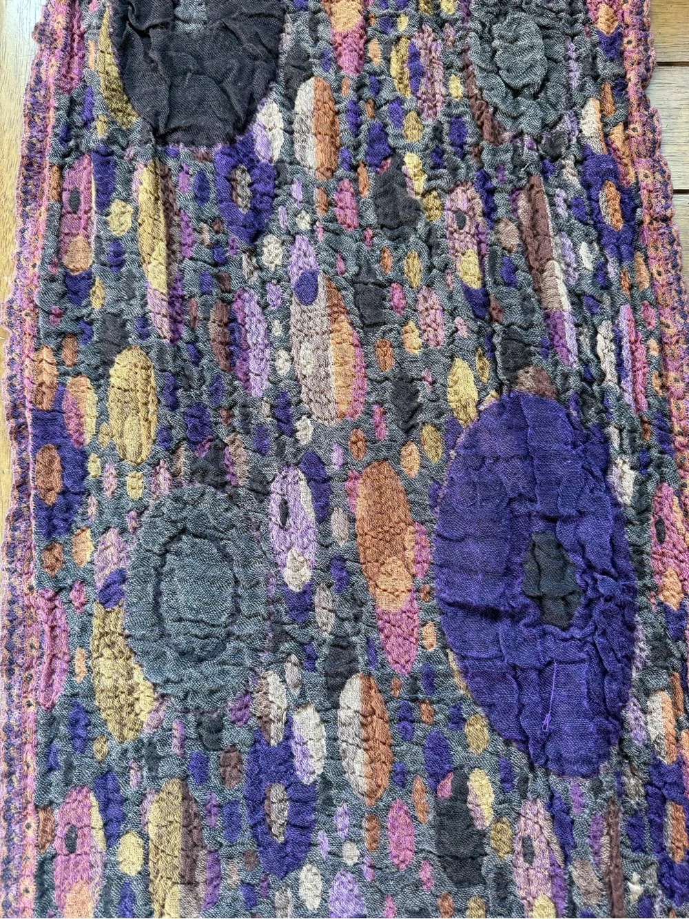 Bohemian merino wool wrap plus bundle of scarves